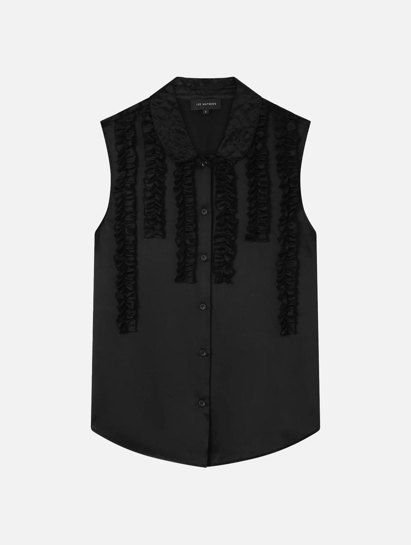 Sherry Sleeveless Blouse in Black
