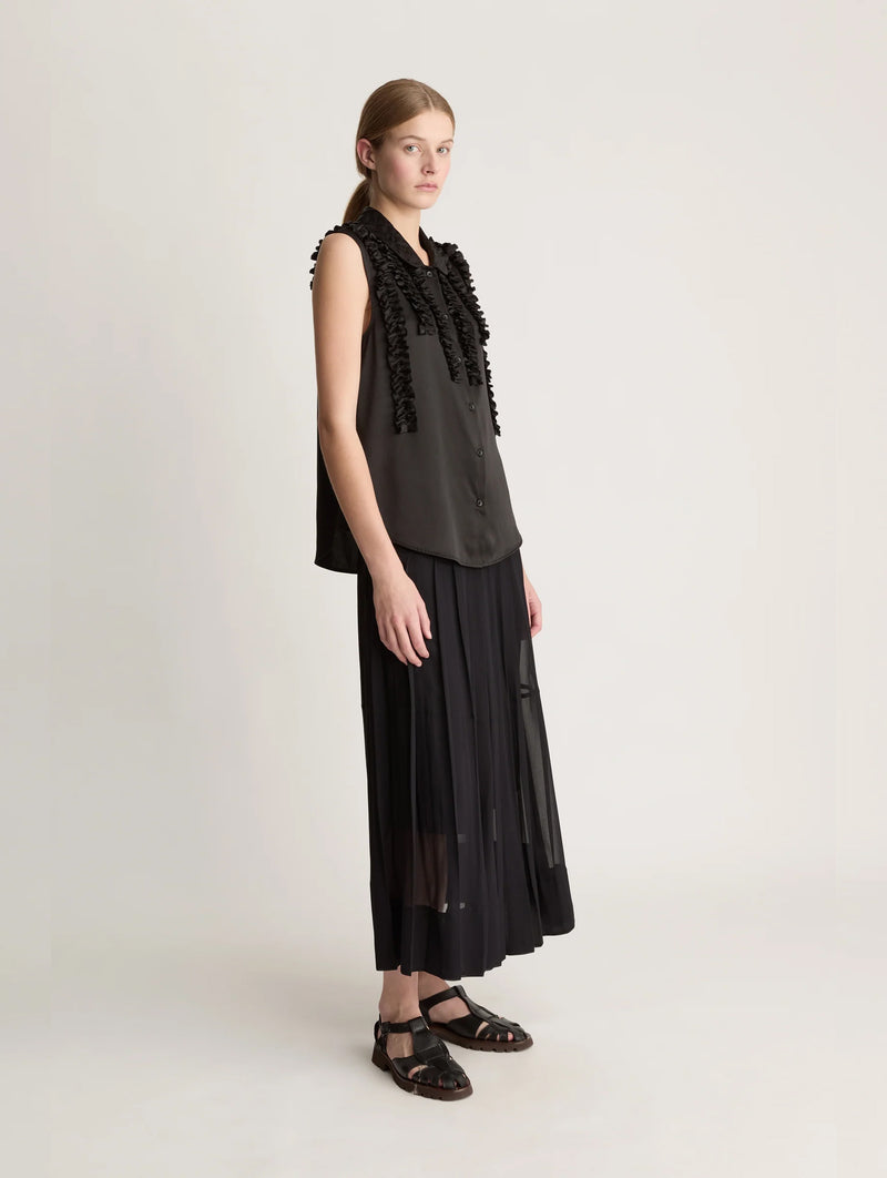 Sherry Sleeveless Blouse in Black