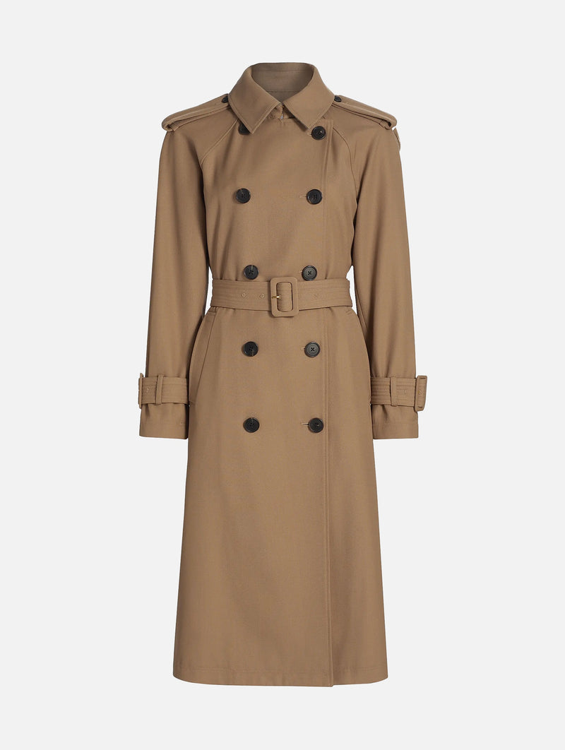 Conneley Dickey Trench Coat in Hazelnut