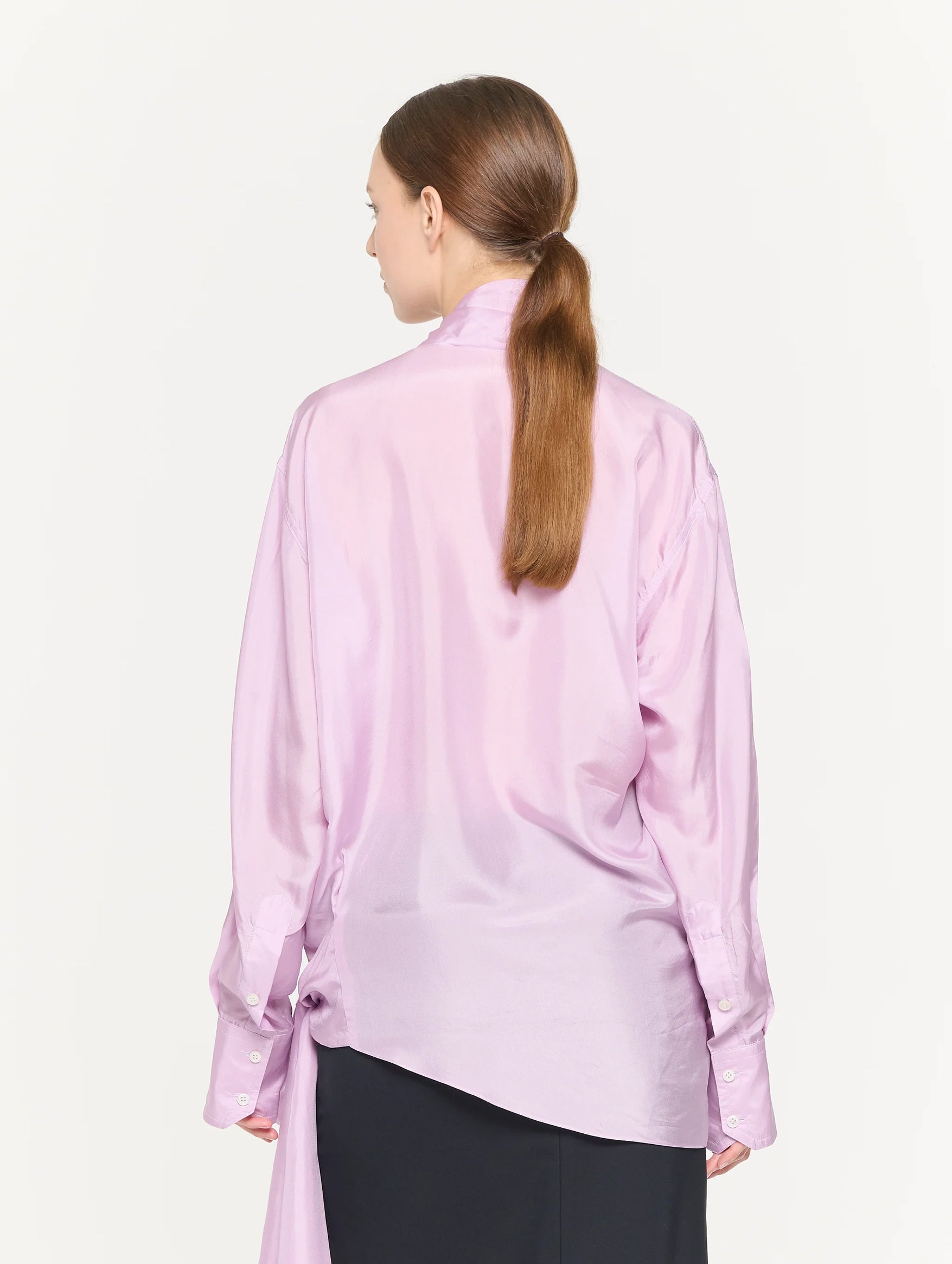 Haboutai Silk Shirt in Wisteria